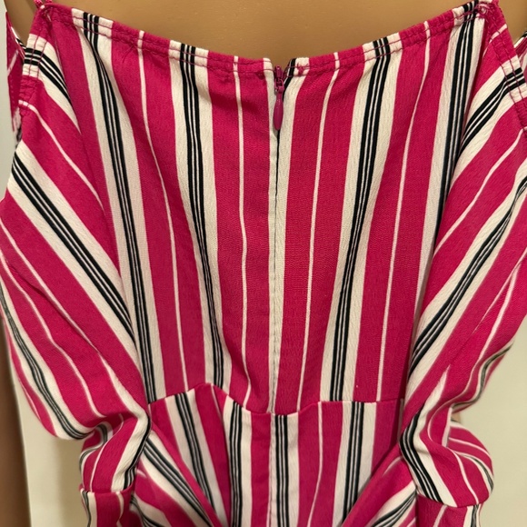 Nordstrom Small Jumpsuit - Magenta & Ivory Striped - Picture 6 of 9
